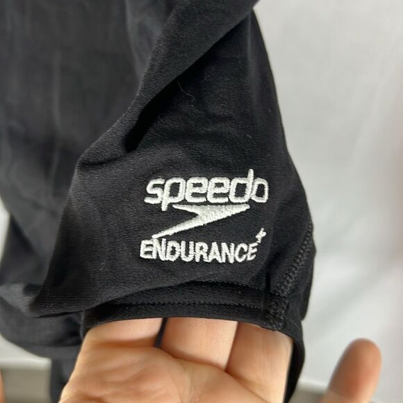 Women's Solid Flyback Training One Piece Black Endurance+ 14/40 - Picture 5 of 7